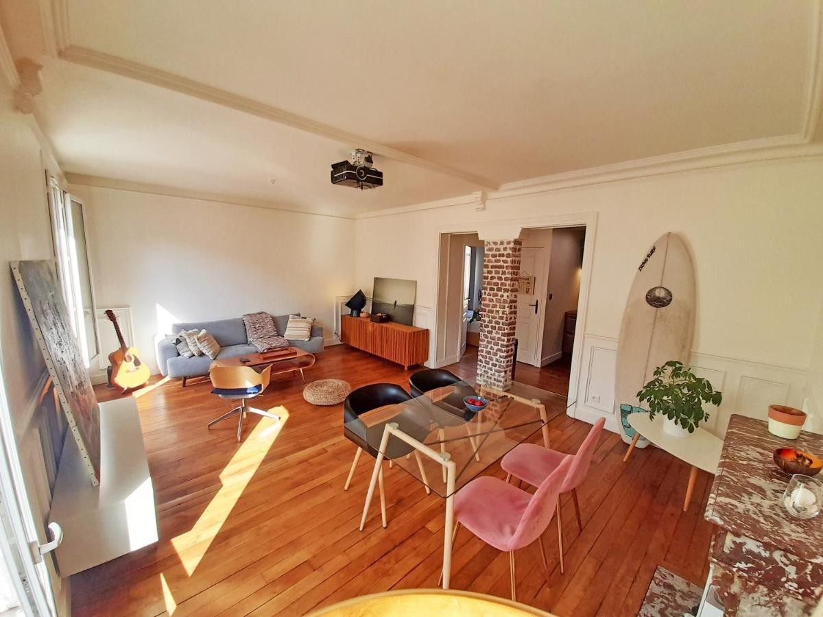 Tres Beau 2P Avec Vaste Sejour Ensoleille - A 50 M Du Metro Du Marche Et De La Mairie Apartment Clichy Exterior foto
